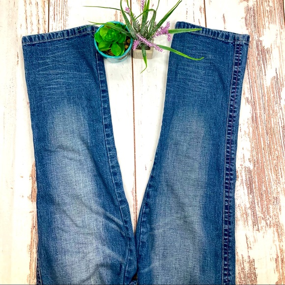 Leo Roma Mid Rise Cropped Denim Jean Capris Vintage Sz 5 - Picture 6 of 10